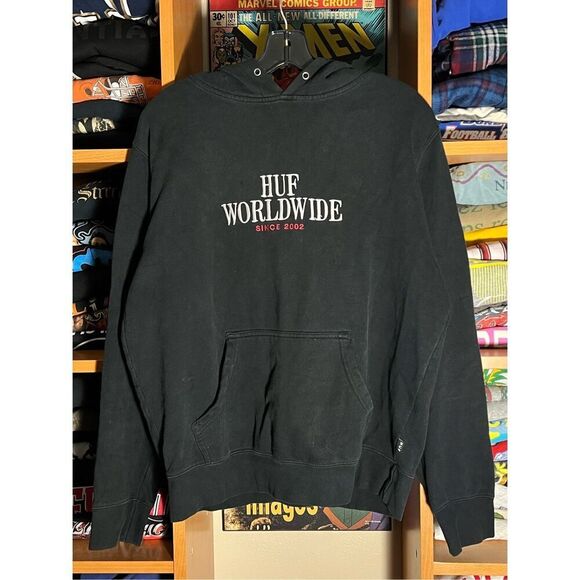 HUF Worldwide Embroidered Skater Hoodie - Picture 1 of 7